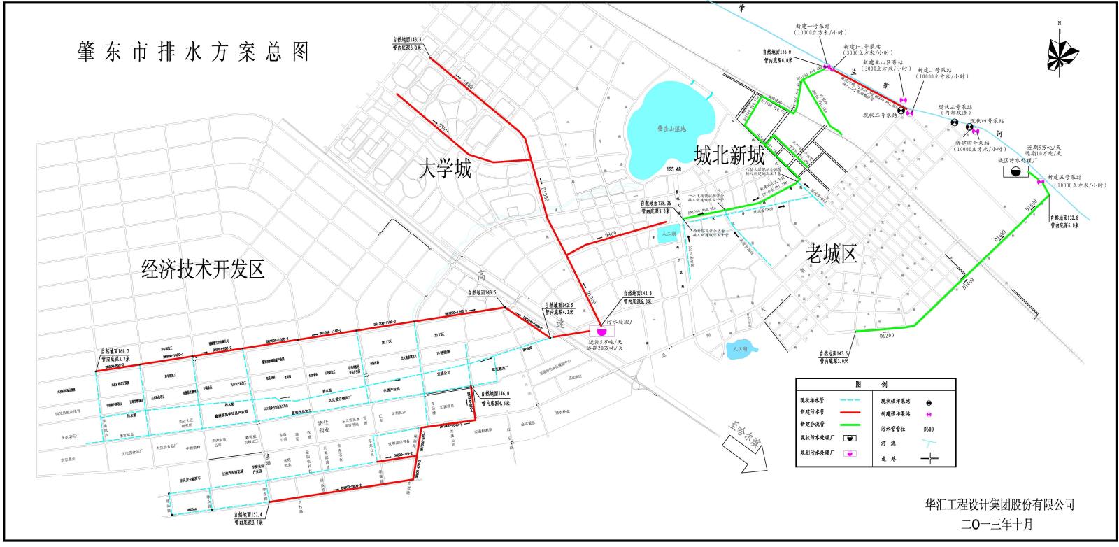 肇東市城北排污主干線及泵站新建工程